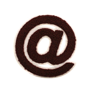 Email @ Sign 4.4 inch Chenille Patch