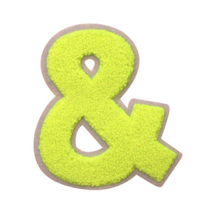 Letter & Chenille 5 inch Medium Patch