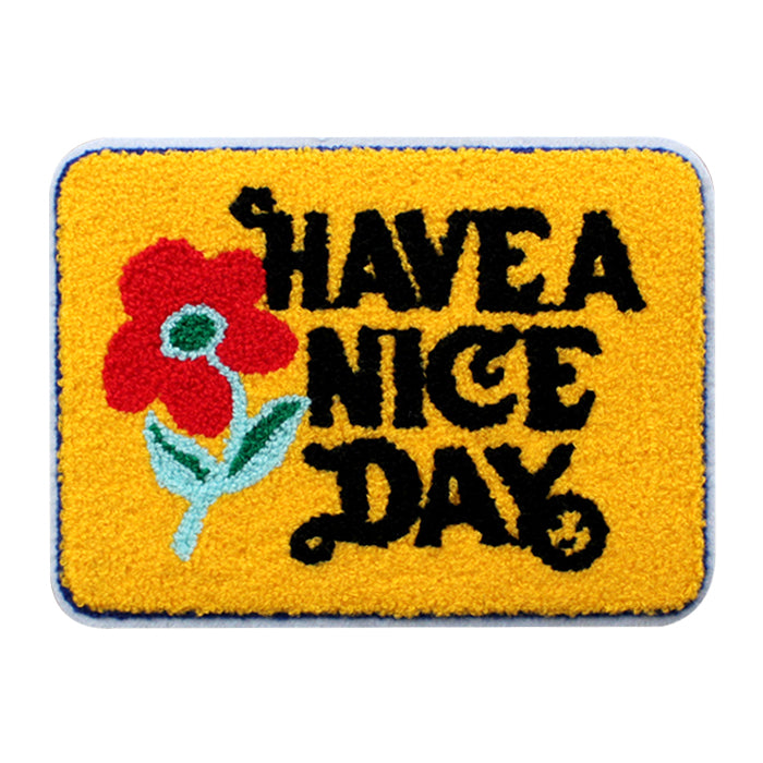 Have A Nice Day Chenille Patch – tackletwill