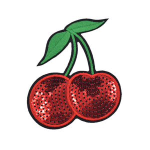 Cherry Sequins Patch
