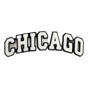 Varsity City Name Chicago in Multicolor Chenille Patch