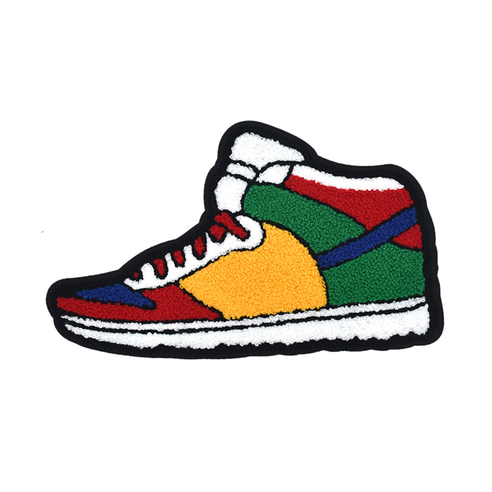 Color-block Sneaker Shoe Chenille Patch