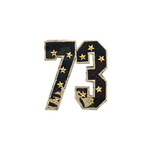 73 Star Studs Camo Embroidery Patch