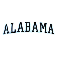 Load image into Gallery viewer, Varsity State Name Alabama in Multicolor Embroidery Patch
