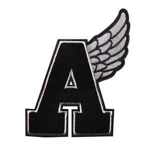 A Angel Wing Chenille Patch