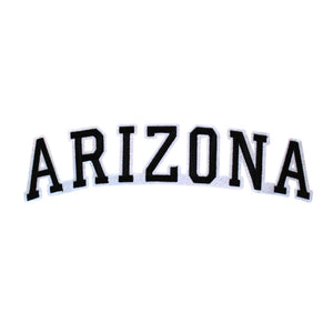 Varsity State Name Arizona in Multicolor Embroidery Patch