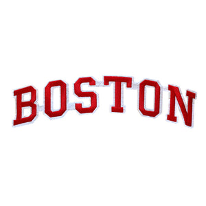 Varsity City Name Boston in Multicolor Embroidery Patch