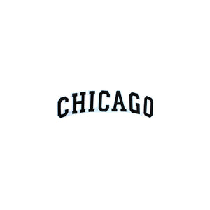 Varsity City Name Chicago in Multicolor Embroidery Patch
