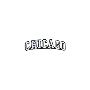 Varsity City Name Chicago in Multicolor Embroidery Patch