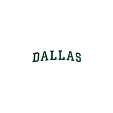 Load image into Gallery viewer, Varsity City Name Dallas in Multicolor Embroidery Patch
