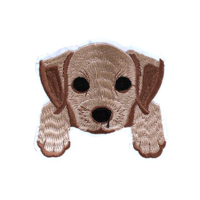 Golden Retriever Dog Puppy Face Embroidery Patch