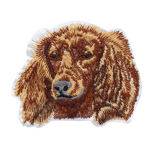 Dog Puppy Faces Embroidery Patch