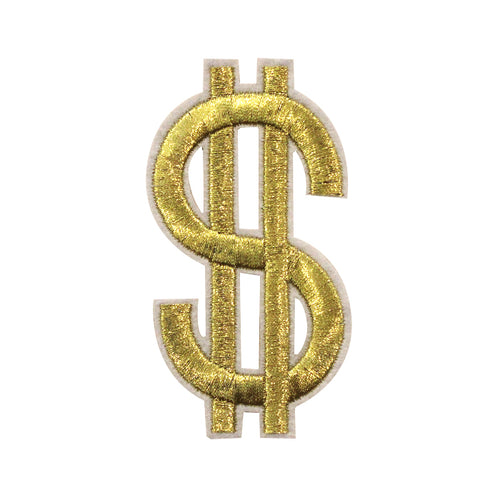 Open Money Bag Embroidery Patch