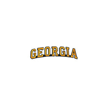 Load image into Gallery viewer, Varsity State Name Georgia in Multicolor Embroidery Patch
