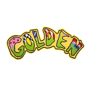 Colorful Golden Embroidery Patch
