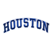 Load image into Gallery viewer, Varsity State Name Houston in Multicolor Embroidery Patch
