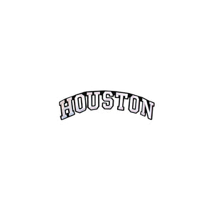 Varsity State Name Houston in Multicolor Embroidery Patch