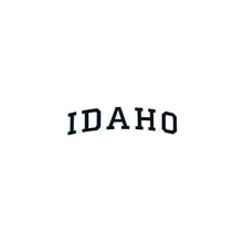 Load image into Gallery viewer, Varsity State Name Idaho in Multicolor Embroidery Patch
