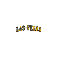 Load image into Gallery viewer, Varsity City Name Las Vegas in Multicolor Embroidery Patch
