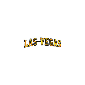 Varsity City Name Las Vegas in Multicolor Embroidery Patch