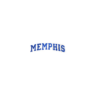 Varsity City Name Memphis in Multicolor Embroidery Patch