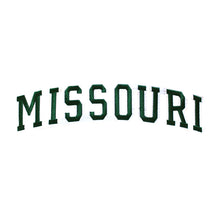 Load image into Gallery viewer, Varsity State Name Missouri in Multicolor Embroidery Patch
