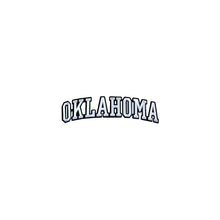 Load image into Gallery viewer, Varsity State Name Oklahoma in Multicolor Embroidery Patch
