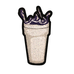 Splash Soda Cup in Multicolor Embroidery Patches