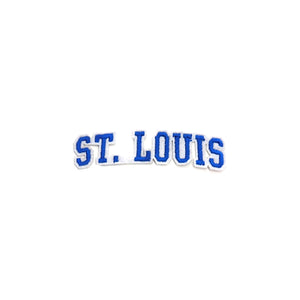 Varsity City Name St. Louis in Multicolor Embroidery Patch