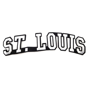 Varsity City Name St. Louis in Multicolor Embroidery Patch
