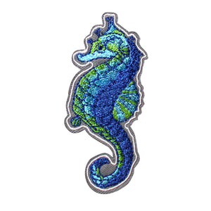 Seahorses Embroidery Patch