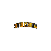 Load image into Gallery viewer, Varsity State Name South Carolina in Multicolor Embroidery Patch
