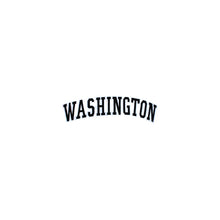 Load image into Gallery viewer, Varsity State Name Washington in Multicolor Embroidery Patch
