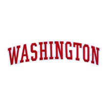 Load image into Gallery viewer, Varsity State Name Washington in Multicolor Embroidery Patch
