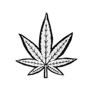 Cannabis Green White Black Multi Colors Embroidery Patch