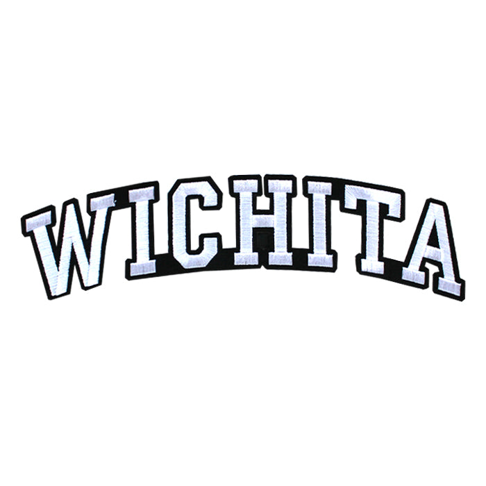 Varsity City Name Wichita in Multicolor Embroidery Patch – tackletwill