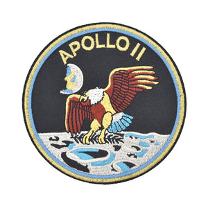 Apollo II Eagle Circle Round Embroidery Patch