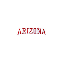 Load image into Gallery viewer, Varsity State Name Arizona in Multicolor Embroidery Patch
