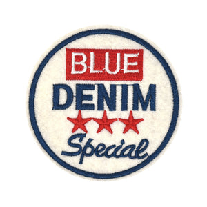 Blue Denim 3 Star Special Embroidery Patch