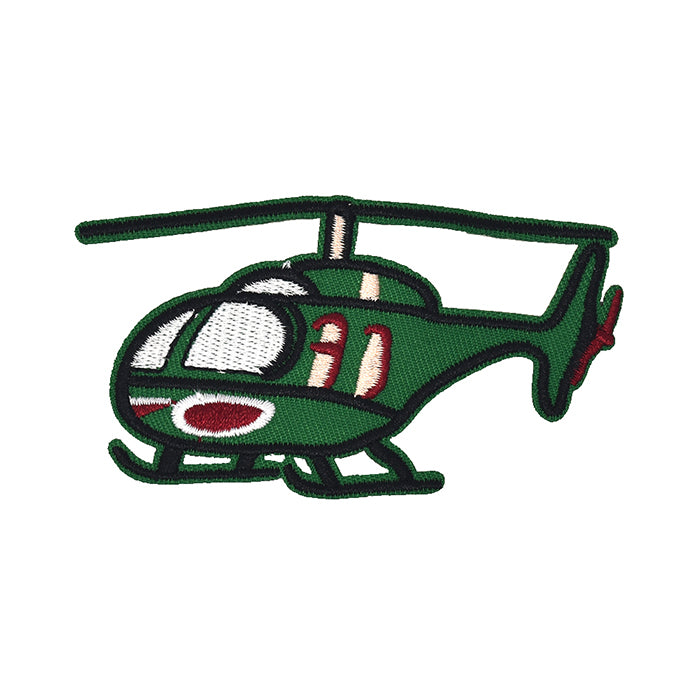 Helicopter Embroidery Patch
