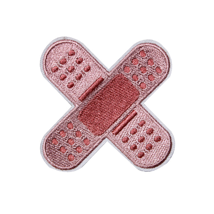 Cross Band-Aid Embroidery Patch