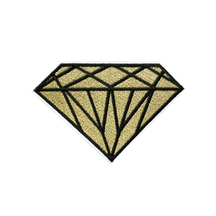 Diamond Shape in Multicolor Embroidery Patch
