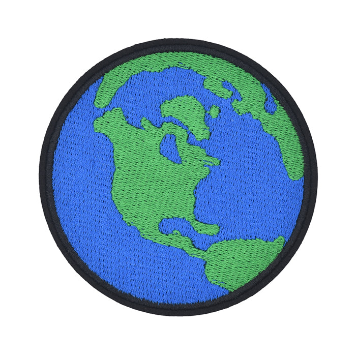 Earth Embroidery Patch