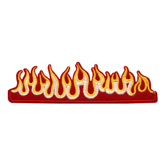 Fire Flames Embroidery Patch
