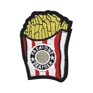 French Fries Embroidery Patch
