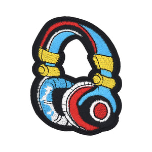 Headphone Headset Embroidery Patch