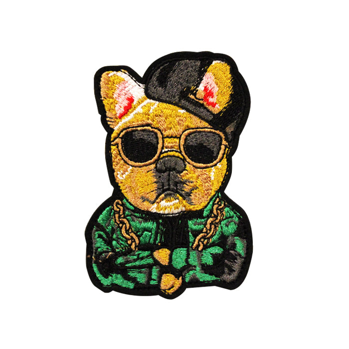 Hip Hop Dog Embroidery Patch