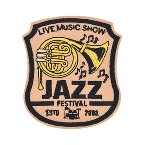 Live Music Show Jazz Festival ESTD 2003 Embroidery Patch