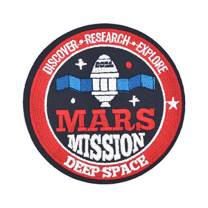 Discover Research Explore Mars Mission Deep Space Embroidery Patch