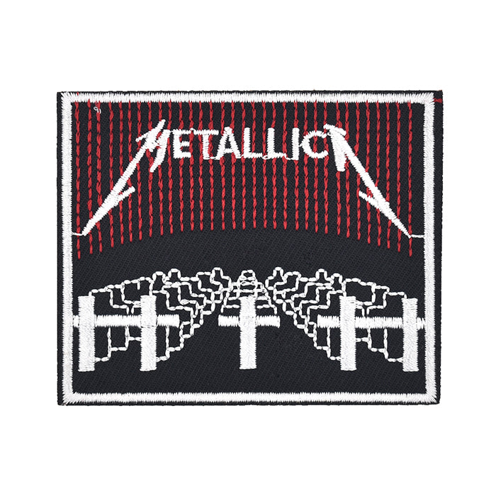 Iron on Embroidered Patch - Metallica
